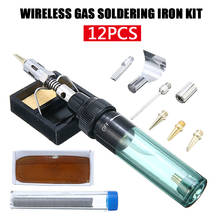 12pcs Gas Welding Soldering Irons Welding Pen Burner Blow Torch Gas Soldering Iron Cordless Butane Tip Tool 2024 - buy cheap