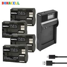 BONACELL-batería + cargador LCD para cámara Canon EOS, 3,6 V, 2200mah, BP-511A, BP 511, 511A, BP511, BP511A, 40D, 300D, 5D, 20D, 30D, 50D 2024 - compra barato