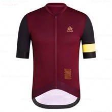 Raudax camiseta masculina de manga curta, roupas para ciclismo, melhor arco-íris, equipe areo, verão, mtb, camisa para bicicleta de estrada 2024 - compre barato