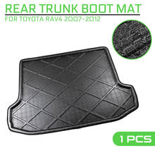 Car Floor Mat Carpet For Toyota RAV4 2007 2008 2009 2010 2011 2012 Rear Trunk Anti-mud Cover 2024 - buy cheap