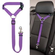 Universal Practical Dog Cat Pet Safety Adjustable  Belt Harness Leash Travel Clip Strap Lead Pet Car Safety Belt 2024 - buy cheap