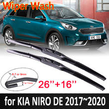 for KIA NIRO DE 2017 2018 2019 2020 Car Wiper Blade Front Windscreen Windshield Wipers Blades Car Accessories Stickers 2024 - buy cheap