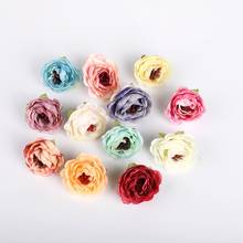 10 peças stamen chá rosas cabeça diy caixa de doces casamento flores decorativas parede decoração para casa acessórios flores artificiais 2024 - compre barato