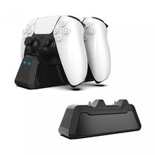 Estación de carga rápida Dual para mando inalámbrico PS5, base de carga USB tipo C para PlayStation5, Joystick 2024 - compra barato