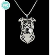 G.SKY (Buy One Get One More for Free) American Staffordshire Terrier Necklace Fashion Pit Bull Necklace Pet Dog Jewelry Woman 2024 - buy cheap