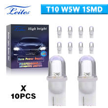 10PCS T10 W5W 168 194 501 1smd LED Light For Car 12V Auto Wedge Side Dashboard Number Plate Lamp Bulb Lamp Reading Dome License 2024 - buy cheap