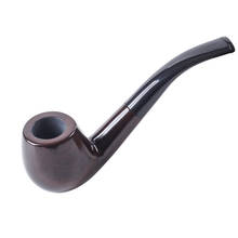 1pcs Ebony Pipe Chimney Filter Men's Smoking Pipes Tobacco Pipe Cigar Gifts Narguile Gift Grinder Smoke Mouthpiece 2024 - buy cheap
