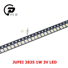 1000pcs/Lot Jufei 1W 2835 3V SMD LED 3528 88LM Cool white For TV/LCD Backlight Application 2024 - buy cheap