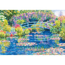 Claude Monet Water Lilies Nature Full Square 5D DIY Diamond Painting Art Picture Needlework Diamond Embroidery Cross Stitch Kits 2024 - buy cheap