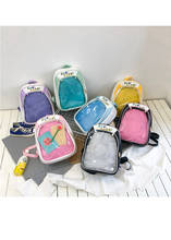 Fashion Candy Color PU Transparent Backpack Korean Women Ita Bag DIY Jelly School Bags for Teenage Cute Girls litabag Backpack 2024 - buy cheap