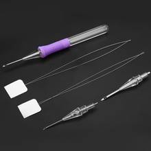Embroidery Pen Sewing Needle Stitch Needle 3 Stitch Needles Russian Embroidery Pen Tool Switchable Header DIY Craft Sewing Tool 2024 - buy cheap