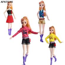 Fashion Doll Clothes for Barbie Dolls Dress for 1/6 BJD Doll Outfits 1:6 Doll Accessories Kid Toy Best Gift Toys For Children 2024 - buy cheap