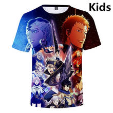 3 To 13 Years Kids t shirt Anime Black Clover 3d printed t-shirt Boys Girls Short Sleeve cartoon tshirt Tee Children clothes 2024 - buy cheap