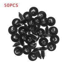 50Pcs/lot New High Quality Auto Fastener Fit 8mm Hole Nylon Car Clips Fender Bumper Shield Retainer Plastic Rivet Auto Accessory 2024 - buy cheap