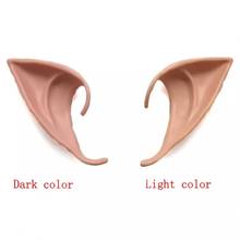 1Pair Halloween Latex Elf Ears High Simulation Soft Harmless False Ears Props Fairy Angel Dress Up Cosplay Hook Christmas Decor 2024 - buy cheap