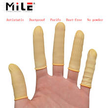 MILE Disposable Anti Static Rubber Latex Finger Cots Eyebrow Extension Gloves Practical Off Eyelash Extension Tool Accessories 2024 - buy cheap