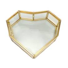 Anel de vidro terrário, suculentas, para decoração de cerimônia de casamento, caixa de vidro para joias 2024 - compre barato