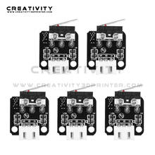 5 pces acessórios da impressora 3d x/y/z linha central interruptor de limite de parada 3pin controle fácil de usar micro interruptor para ender3 cr10 series ender 2024 - compre barato