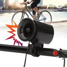 Электронный велосипедный ночной велосипедный очень громкий звонок 6 звуковых эффектов водонепроницаемый динамик сигнализации Безопасный черный велосипедный Звонок 2024 - купить недорого
