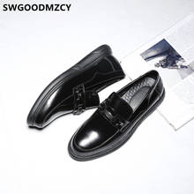 Zapatos de negocios formales para hombre, mocasines elegantes de marca italiana, de vestir, de diseñador clásico de lujo, Ayakkabi 2024 - compra barato