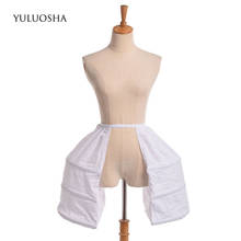 YULUOSHA Petticoat Underskirt Wedding Dresses for Women Adult Tutu Hoop Skirt Lolita Petticoat Detachable Skirt Wedding Dress 2024 - buy cheap