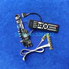 1024*600 40 Pin LVDS USB + VGA + AV DVB экран контрольной карты комплект подходит для A089SW01/B089AW01/HSD089IFW1/LP089WS1/N089L6 цифровой сигнал 2024 - купить недорого