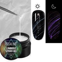 1Bottles Liminous Spider Gel Wire Drawing UV Gel Nail Polish Fluorescent Effect R3MF 2024 - buy cheap