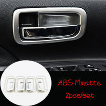Для Mitsubishi Outlander 2015/16/17/18 ABS матовая Автомобильная внутренняя дверная чаша защитная рамка накладка автомобильные аксессуары Стайлинг 4 шт 2024 - купить недорого