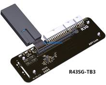 Видеокарта внешняя PCIe x16 Thunderbolt 3 PCI-e 16x TB3 кабель-удлинитель PCI-Express eGPU адаптер ноутбук itx stx nuc 2024 - купить недорого