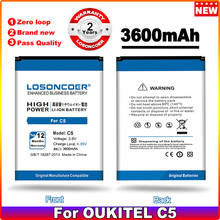 LOSONCOER 3600mAh For OUKITEL C5 Oukitel C5 PRO Battery 2024 - buy cheap