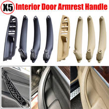 Upgrade Leather Cover Door Inner Handle Replacement For BMW X5 X6 E70 E71 2007-2013 2024 - buy cheap