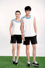 Quick Dry V-Neck Badminton Sports Suit Summer Short Sleeve For Men And Women Sweat Absorption Couple's Tennis Set L918SHD 2024 - buy cheap
