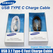 Оригинальное для Samsung USB 3,1 TYPE-C кабель для быстрой зарядки и передачи данных для Samsung Galaxy A80 A70 A60 A50 A40 A30 S8 S9 плюс S10e Note 9 8 2024 - купить недорого