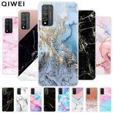 For Huawei P smart 2021 Case luxury Soft Silicone marble Phone cases For Huawei P smart 2020 2019 clear TPU Back Cover PSmart 2024 - buy cheap