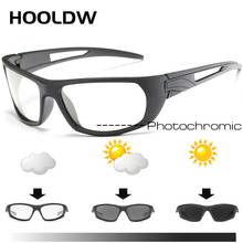 HOOLDW мужские фотохромные солнцезащитные очки Хамелеон поляризованные солнцезащитные очки мужские очки для вождения очки Меняющие цвет очки Oculos de sol 2024 - купить недорого