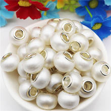 Cuentas de perlas de colores surtidos para pulsera Pandora, 20 Uds., collar de cadena grande con colgante, compatible con pulsera Pandora 2024 - compra barato