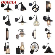 OUFULA-Lámpara de pared Retro Para Loft, candelabros de estilo Industrial contemporáneo Vintage, luz de pasillo para el hogar 2024 - compra barato