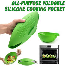 All-purpose Foldable Silicone Cooking Pocket Silicone Bread Baking Bowl Multi Microwave Oven Fish Steam Bowl Kitchen Tool 2024 - buy cheap