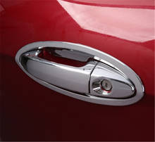 Автомобильный Стайлинг 2013-2018 для Ford Ecosport высокое качество АБС хромированная дверная ручка Чаша Дверная ручка защитное покрытие накладка 2024 - купить недорого