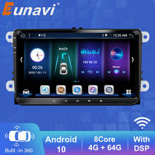 Eunavi 2 Din Android Car Radio GPS Player For Skoda/Seat/Volkswagen/VW/Passat b7/POLO/GOLF 5 6 Auto Multimedia Player NO DVD GPS 2024 - buy cheap