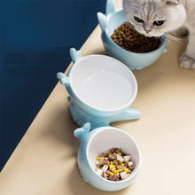 Cat Pet Bowl Ceramic Bowl Food Bowl Anti-tipping Animal Series Pet Ceramic Bowl Oblique Design Protection Cervical Vertebrae 2024 - buy cheap