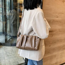 Модные однотонные сумки через плечо для женщин 2020 роскошные сумки женские сумки дизайнерские сумки из искусственной кожи сумки через плечо 2024 - купить недорого