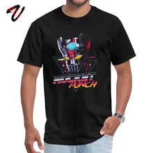 Camiseta de Rocket Punch para hombre, camisa de Mazinger Vaporwave, moda de diseñador callejero, ropa de algodón, Tops de Anime japonés 2024 - compra barato