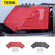 TESIN 4 Door Rear Trunk Sunshade Mesh Cover Sun Visor Anti UV Protection for Jeep Wrangler JL 2018 2019 Car Exterior Accessories 2024 - buy cheap