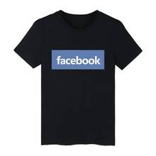 Camiseta de algodón para hombres y mujeres, camisa de manga corta con personalidad, Hip Hop, Popular, de Facebook, Harajuku, de moda 2024 - compra barato