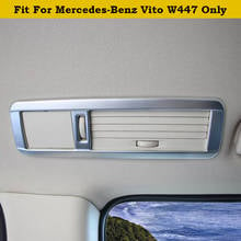 4PCS Interior For Mercedes-Benz Vito W447 2014 2015 2016 2017 2018 Rear Roof Air Conditioning AC Outlet Vent Cover Trim Matte 2024 - buy cheap