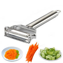 New Stainless Steel Peeler Kitchen Accessories Vegetables Peeler Multifunction Grater Slicer Kitchen Tools 2024 - buy cheap