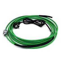 Kit preensamblado de acople de tubería, anticongelante, enchufe europeo, Cable de calefacción eléctrica, 220V, 17 W/m, 16-30m 2024 - compra barato