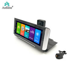 Автомобильный видеорегистратор Anfilite 7 "4G ADAS, Android 8,1, GPS навигация, FHD 1080P, видеорегистратор, WiFi, видеорегистратор, удаленный мониторинг 2024 - купить недорого