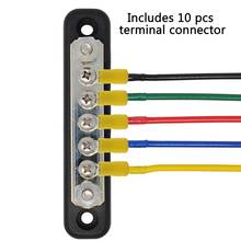 Bloco de junção terminal elétrico de barra de ônibus de 5 vias para carros carros reboques 2024 - compre barato